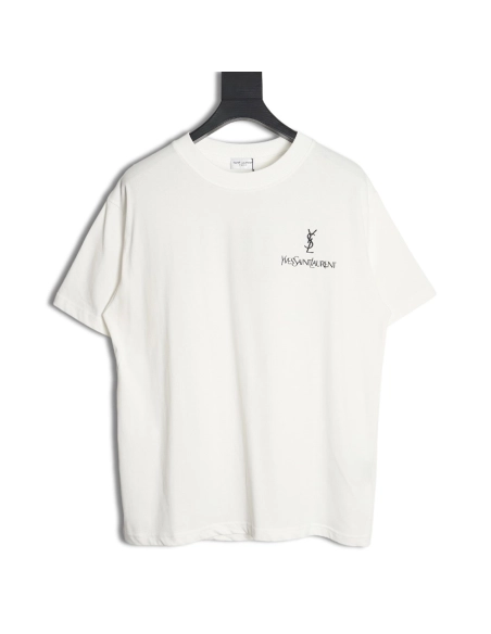 Saint Laurent 24SS classic printed l0go letter short-sleeved T-shirt,All order with free shipping Saint Laurent