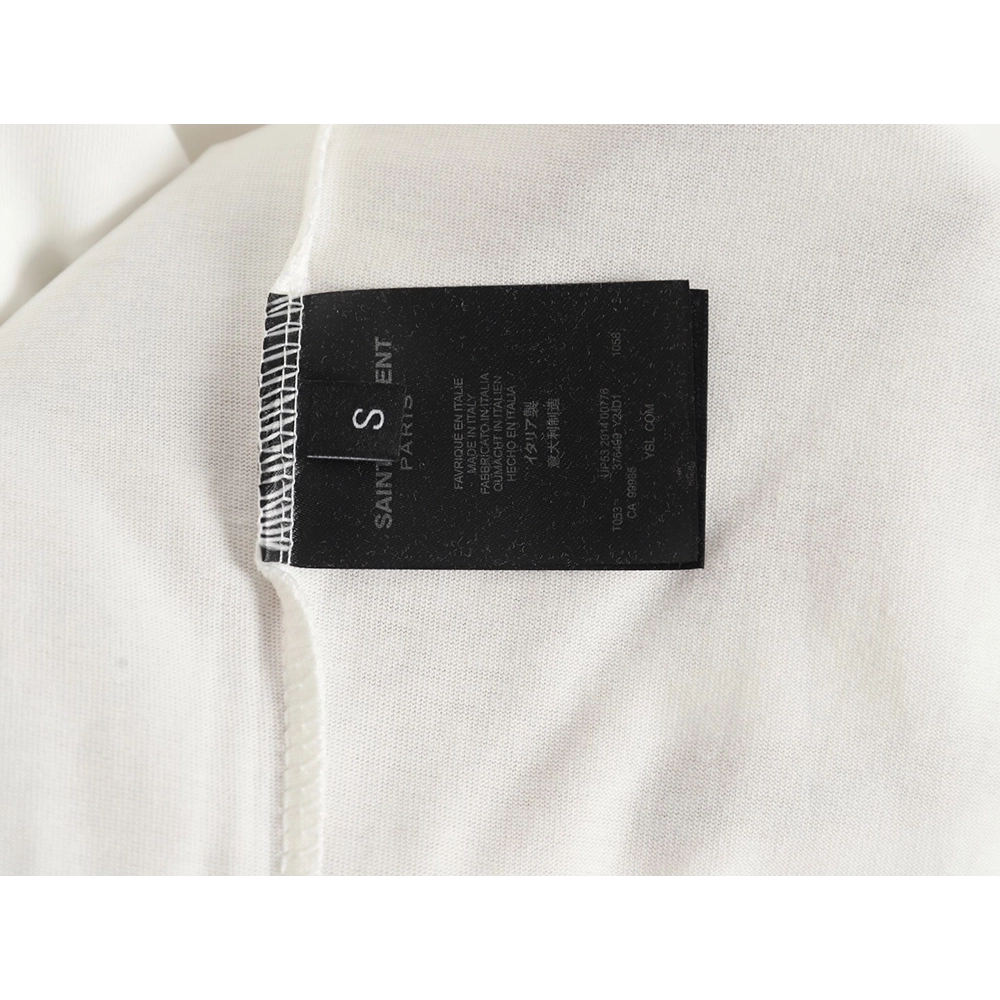 Saint Laurent 24SS classic printed l0go letter short-sleeved T-shirt,All order with free shipping Saint Laurent
