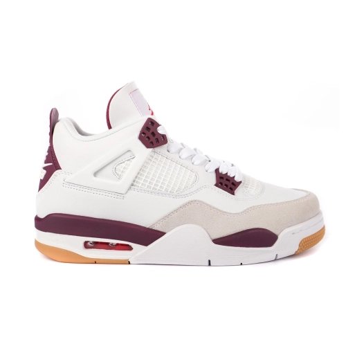 Nike SB x Air Jordan 4 AJ4 White Purple DR5415 500,AIR JORDAN 4,Air Jordan