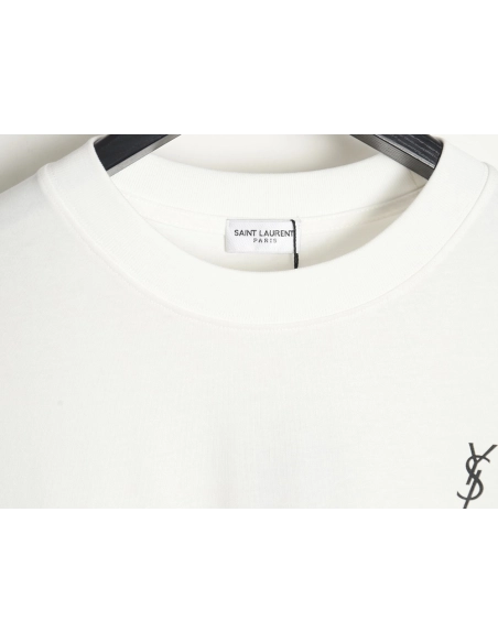 Saint Laurent 24SS classic printed l0go letter short-sleeved T-shirt,All order with free shipping Saint Laurent