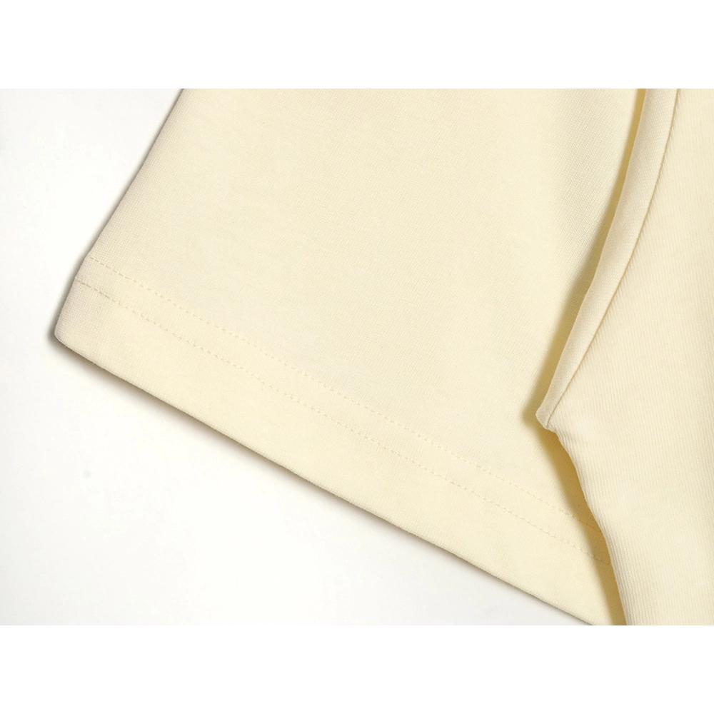 Prada 24SS collar necklace large letters l0go short-sleeved T-shirt,All order with free shipping Prada