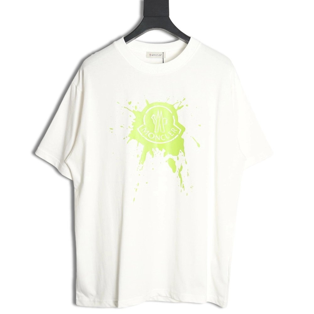 Moncler 24Ss graffiti print short-sleeved T-shirt,All order with free shipping Moncler