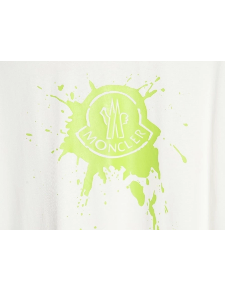 Moncler 24Ss graffiti print short-sleeved T-shirt,All order with free shipping Moncler
