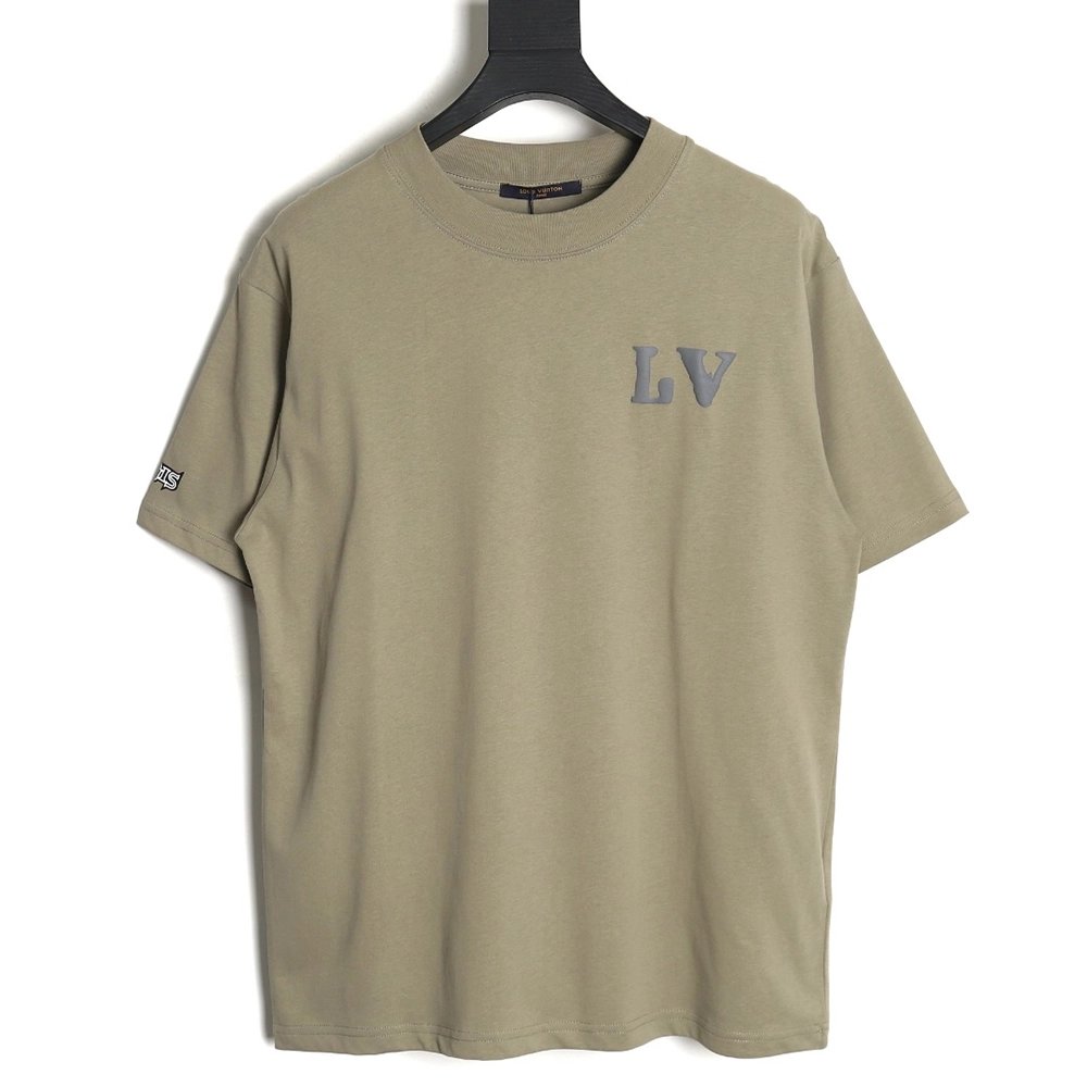 Reps Louis Vuitton 24ss new foam small logo short-sleeved T-shirt,All order with free shipping Reps Louis Vuitton