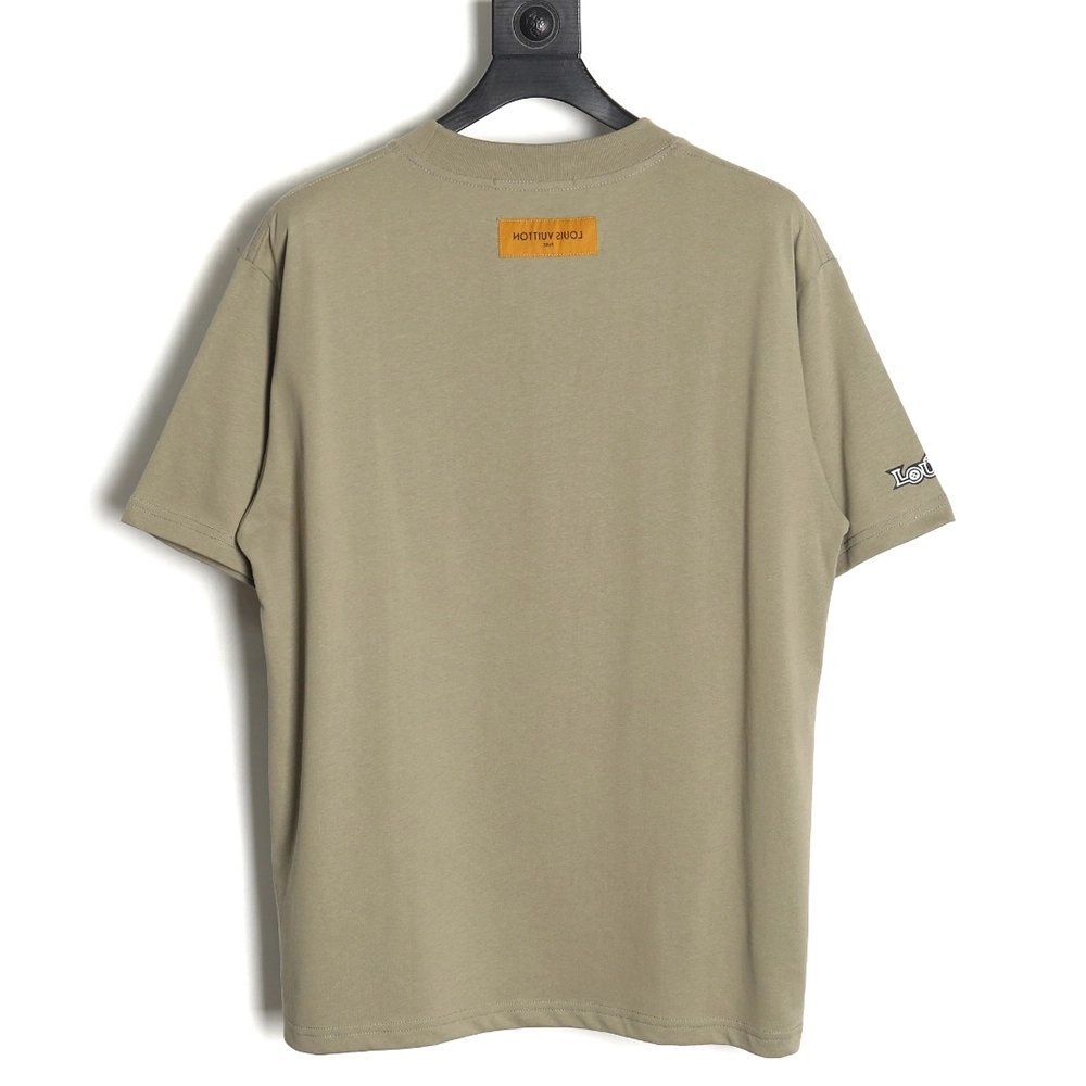 Reps Louis Vuitton 24ss new foam small logo short-sleeved T-shirt,All order with free shipping Reps Louis Vuitton