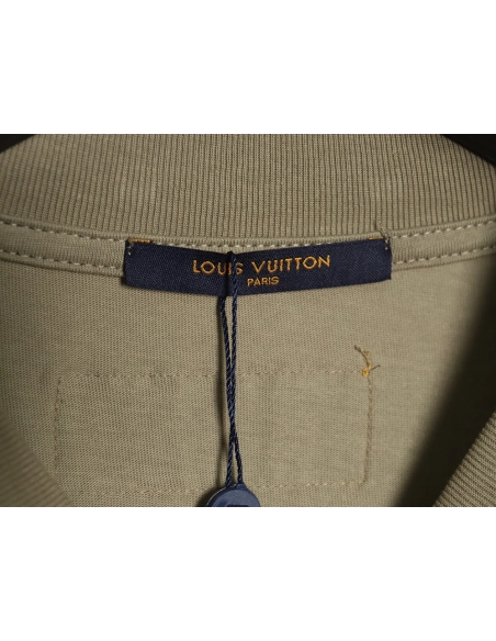 Reps Louis Vuitton 24ss new foam small logo short-sleeved T-shirt,All order with free shipping Reps Louis Vuitton