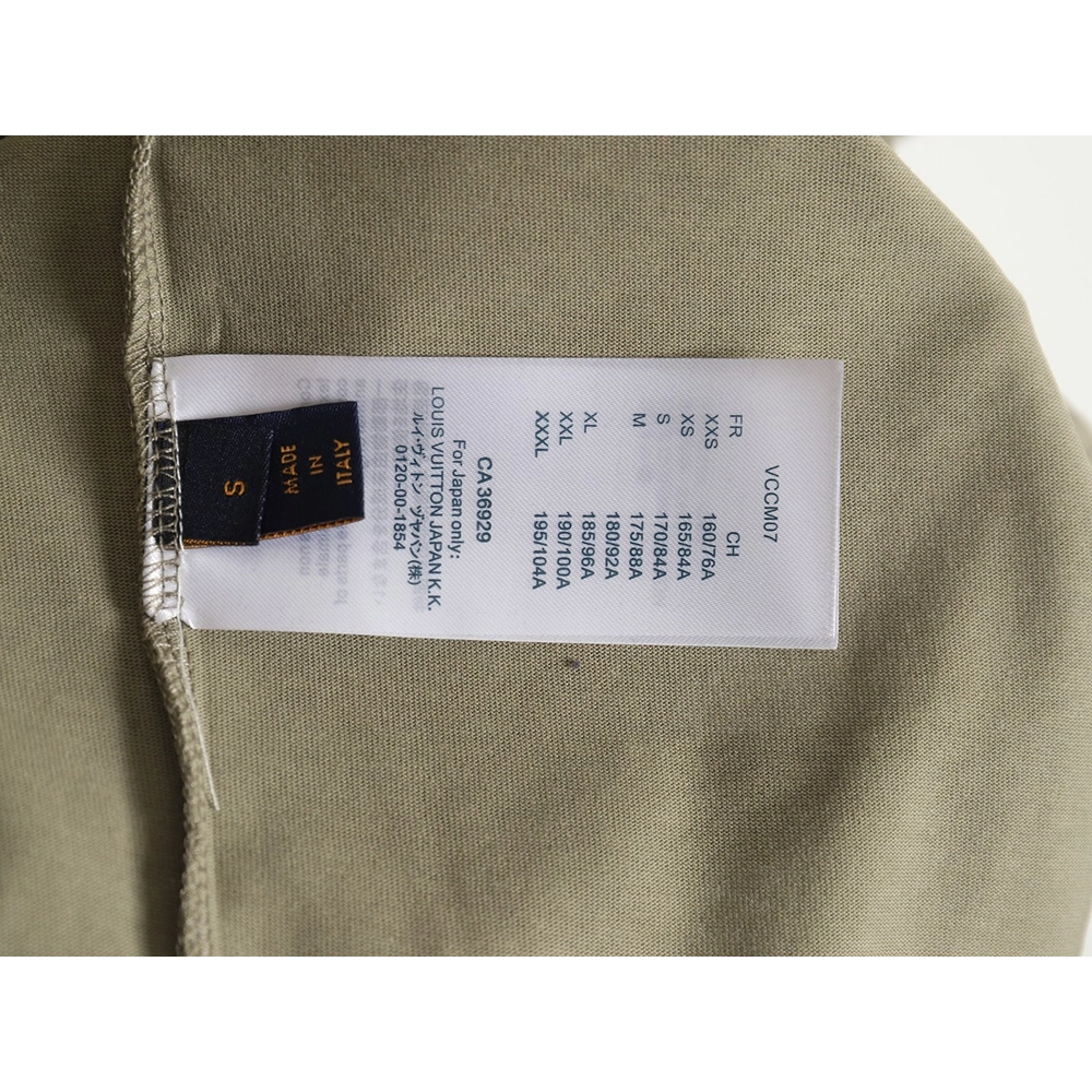 Reps Louis Vuitton 24ss new foam small logo short-sleeved T-shirt,All order with free shipping Reps Louis Vuitton