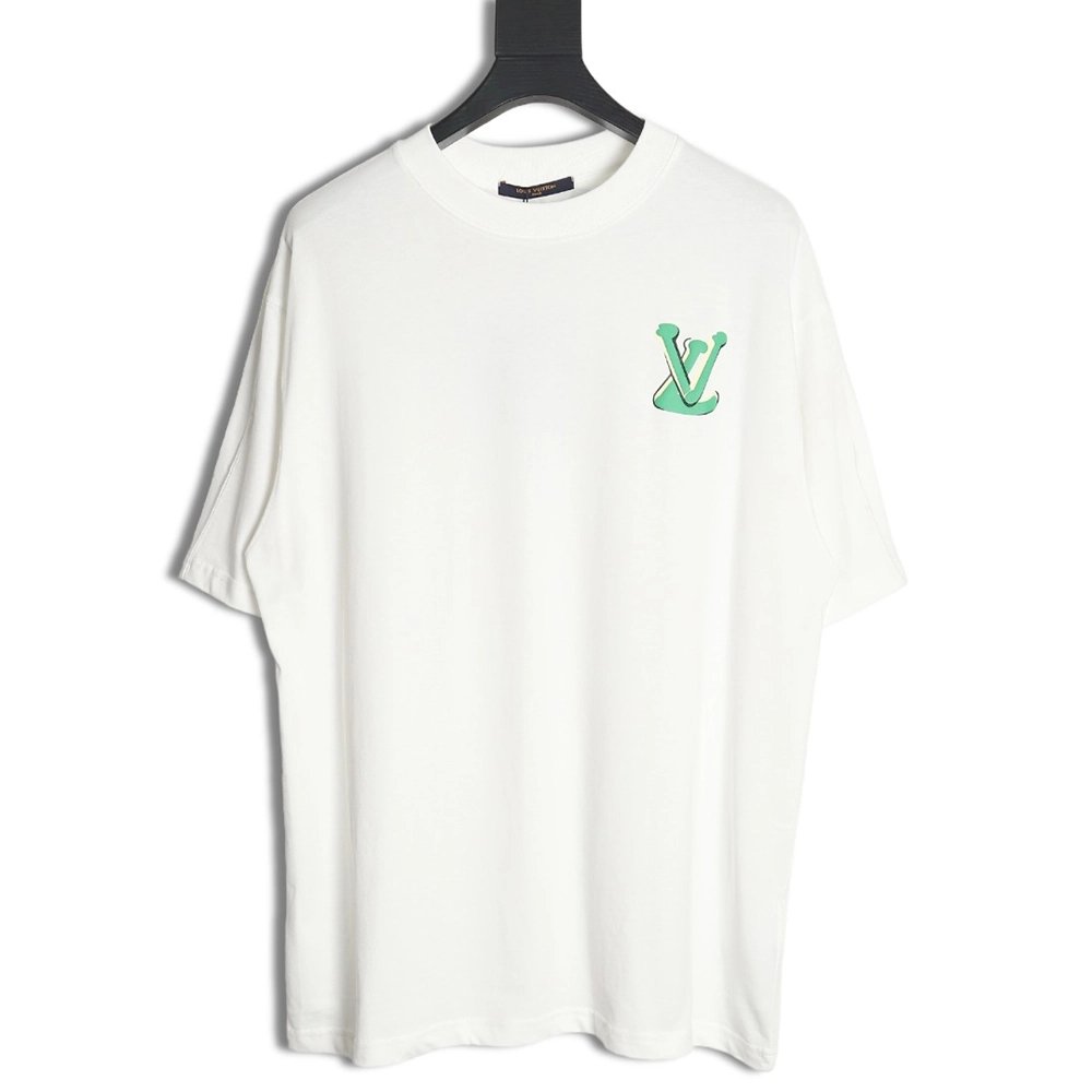 Reps Louis Vuitton 24SS colorful letter logo print short-sleeved T-shirt,All order with free shipping Reps Louis Vuitton