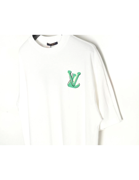 Reps Louis Vuitton 24SS colorful letter logo print short-sleeved T-shirt,All order with free shipping Reps Louis Vuitton