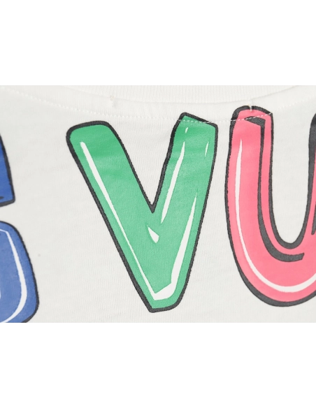 Reps Louis Vuitton 24SS colorful letter logo print short-sleeved T-shirt,All order with free shipping Reps Louis Vuitton