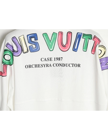 Reps Louis Vuitton 24SS colorful letter logo print short-sleeved T-shirt,All order with free shipping Reps Louis Vuitton
