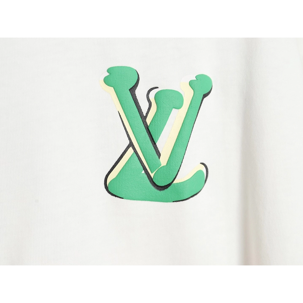 Reps Louis Vuitton 24SS colorful letter logo print short-sleeved T-shirt,All order with free shipping Reps Louis Vuitton
