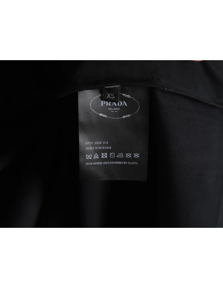 Prada 3D logo embroidered short-sleeved T-shirt,All order with free shipping Prada