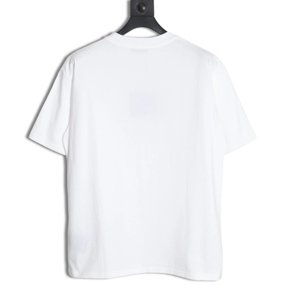 Prada 3D logo embroidered short-sleeved T-shirt,All order with free shipping Prada