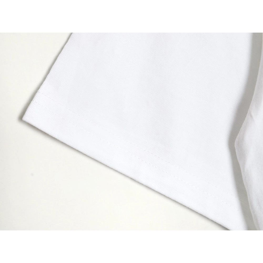 Prada 3D logo embroidered short-sleeved T-shirt,All order with free shipping Prada