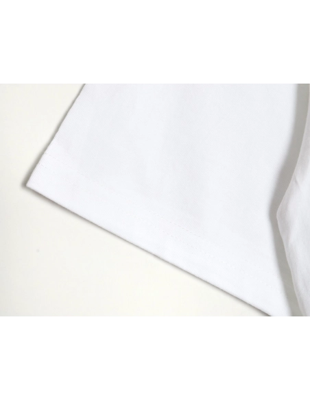 Prada 3D logo embroidered short-sleeved T-shirt,All order with free shipping Prada