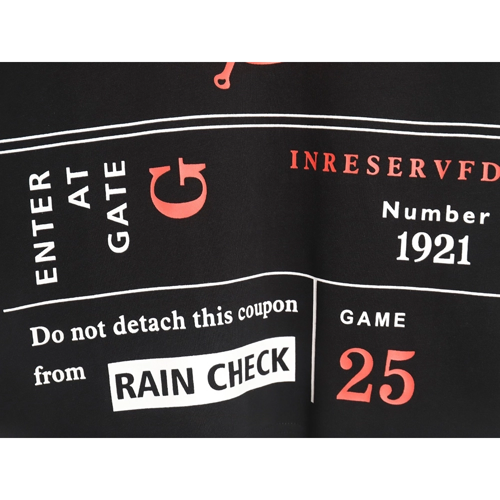 Reps Gucci 1921 Commemorative Edition Letter Print Short Sleeve T-Shirt TSK1,All order with free shipping Reps Gucci