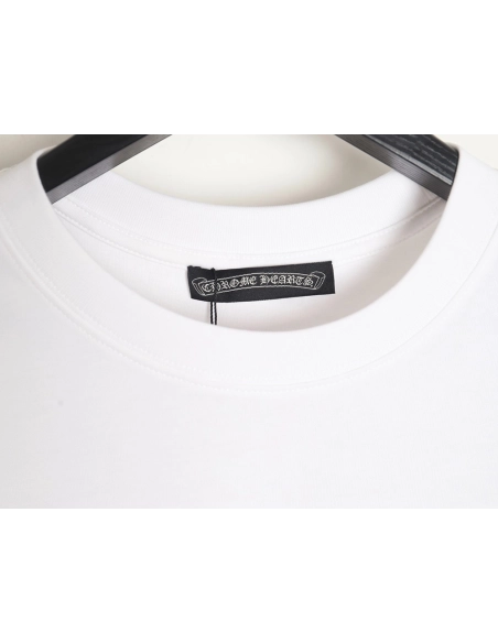 Chrome Hearts Cross Embroidered Short Sleeve T-Shirt TSK1,All order with free shipping Chrome Hearts with free shipping