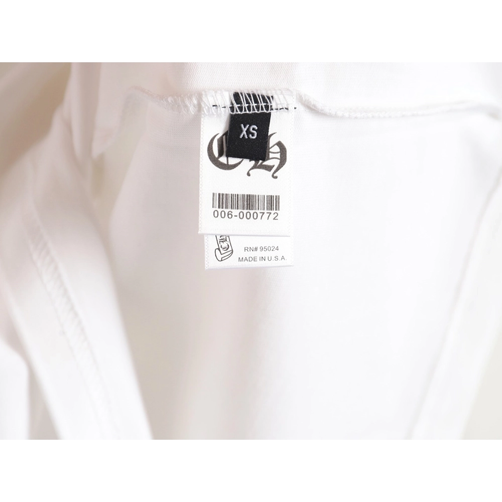 Chrome Hearts Cross Embroidered Short Sleeve T-Shirt TSK1,All order with free shipping Chrome Hearts with free shipping