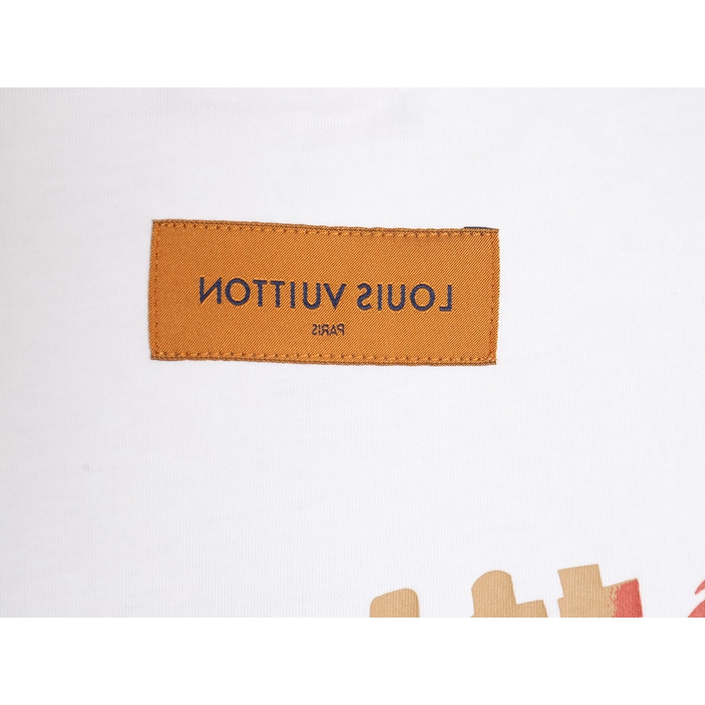 Reps Louis Vuitton 24ss colorful gradient letter print short-sleeved T-shirt TSK1,All order with free shipping Tshirt
