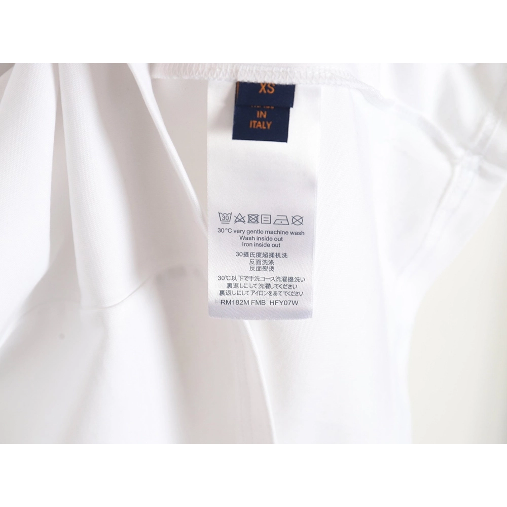 Reps Louis Vuitton 24ss colorful gradient letter print short-sleeved T-shirt TSK1,All order with free shipping Tshirt