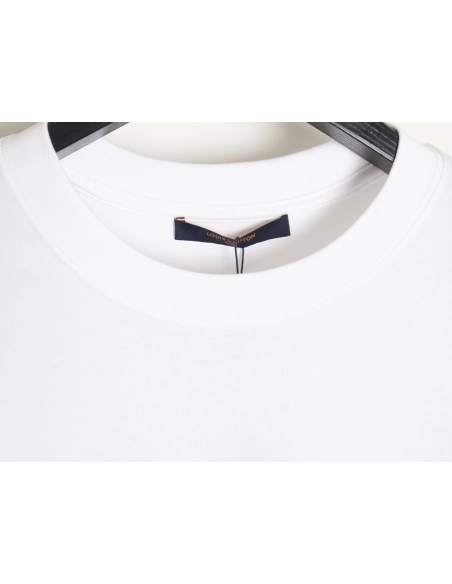Reps Louis Vuitton 24ss colorful gradient letter print short-sleeved T-shirt TSK1,All order with free shipping Tshirt
