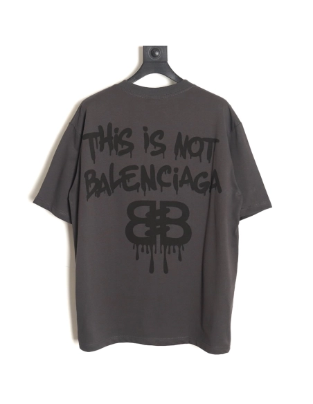 Balenciaga Chest Graffiti LOGO Short Sleeve T-Shirt TSK2,All order with free shipping Balenciaga