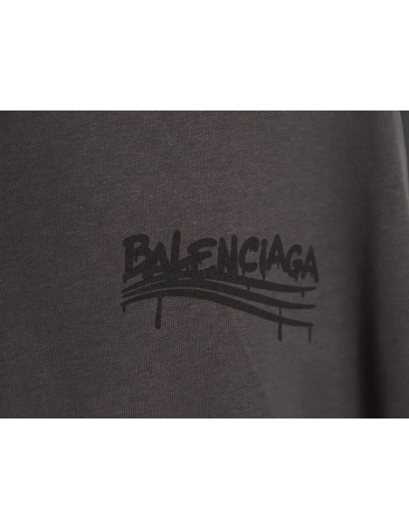 Balenciaga Chest Graffiti LOGO Short Sleeve T-Shirt TSK2,All order with free shipping Balenciaga