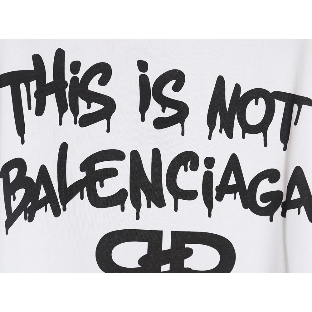 Balenciaga Chest Graffiti LOGO Short Sleeve T-Shirt TSK1,All order with free shipping Balenciaga