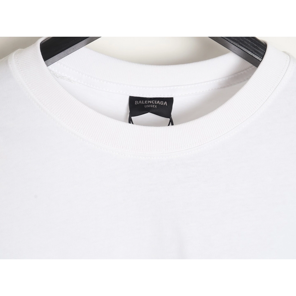Balenciaga Chest Graffiti LOGO Short Sleeve T-Shirt TSK1,All order with free shipping Balenciaga