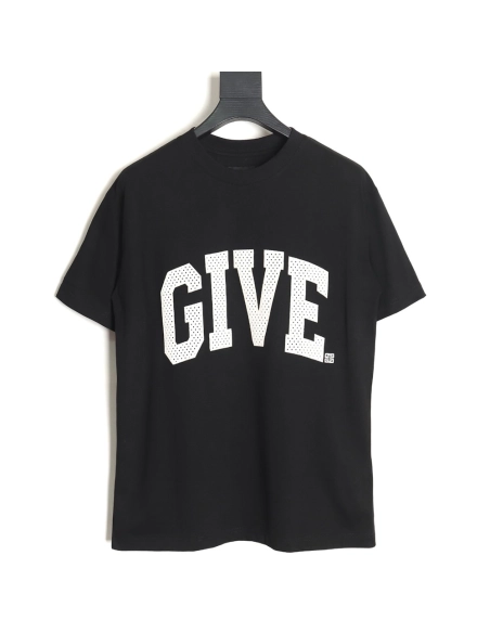 Givenchy front and back lettering embroidered short-sleeved T-shirt TSK2,All order with free shipping Givenchy