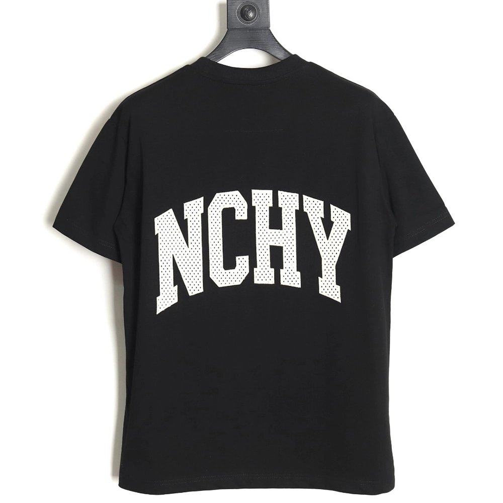 Givenchy front and back lettering embroidered short-sleeved T-shirt TSK2,All order with free shipping Givenchy