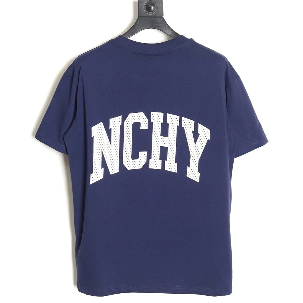 Givenchy front and back lettering embroidered short-sleeved T-shirt TSK1,All order with free shipping Givenchy