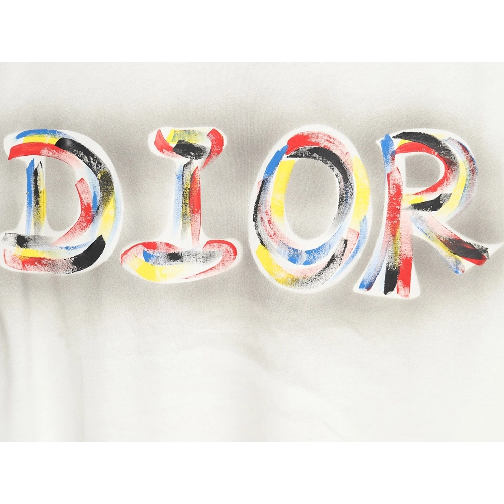 Dior new hand-painted letter short-sleeved T-shirt TSK1,All order with free shipping Dior