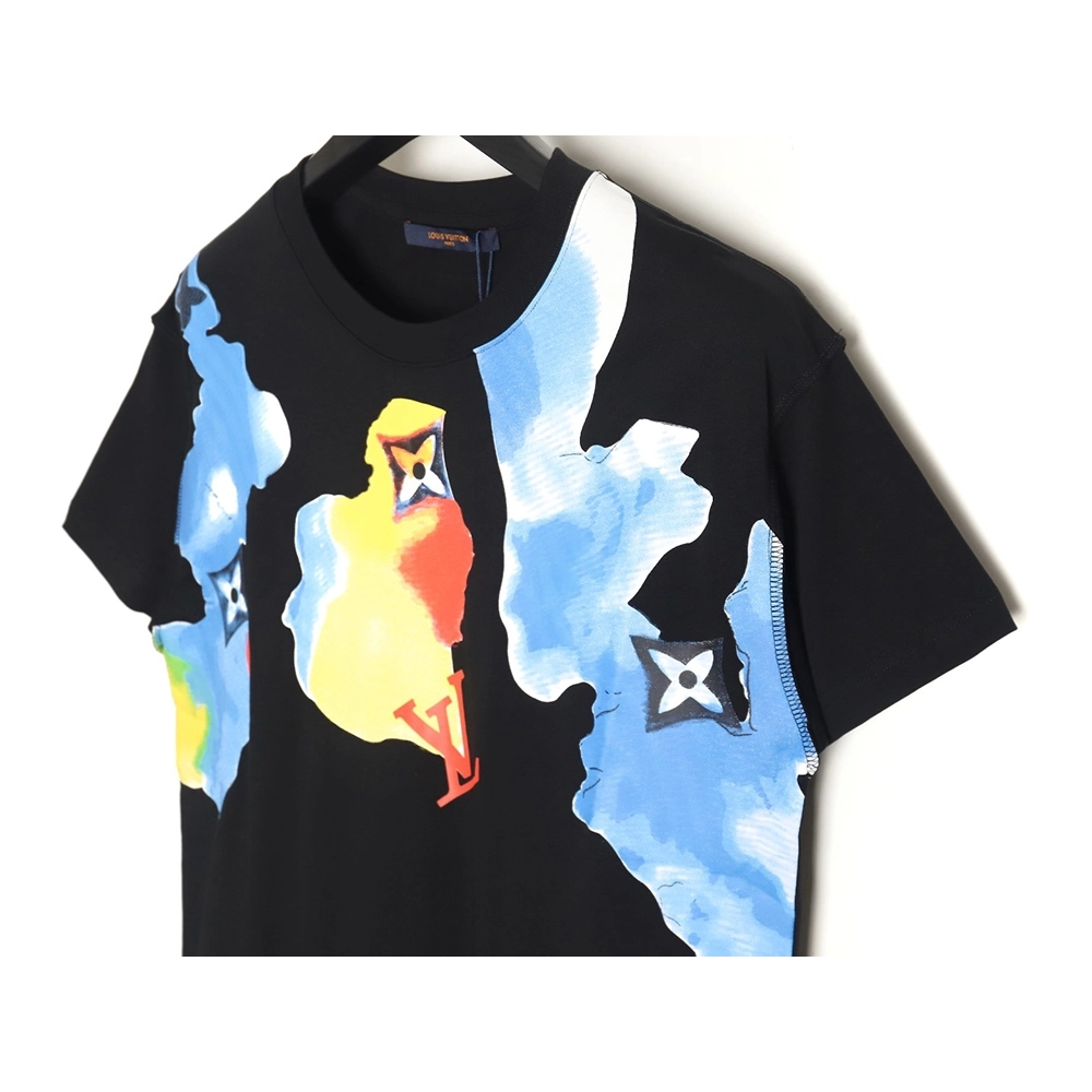 Reps Louis Vuitton Watercolor Graffiti Short Sleeve T-Shirt_TSK1,All order with free shipping Reps Louis Vuitton