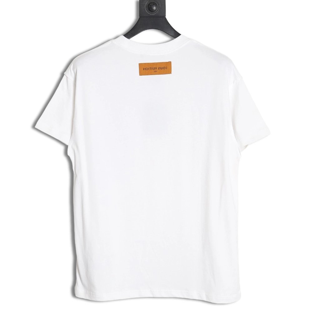 Reps Louis Vuitton Watercolor Graffiti Short Sleeve T-Shirt,All order with free shipping Reps Louis Vuitton