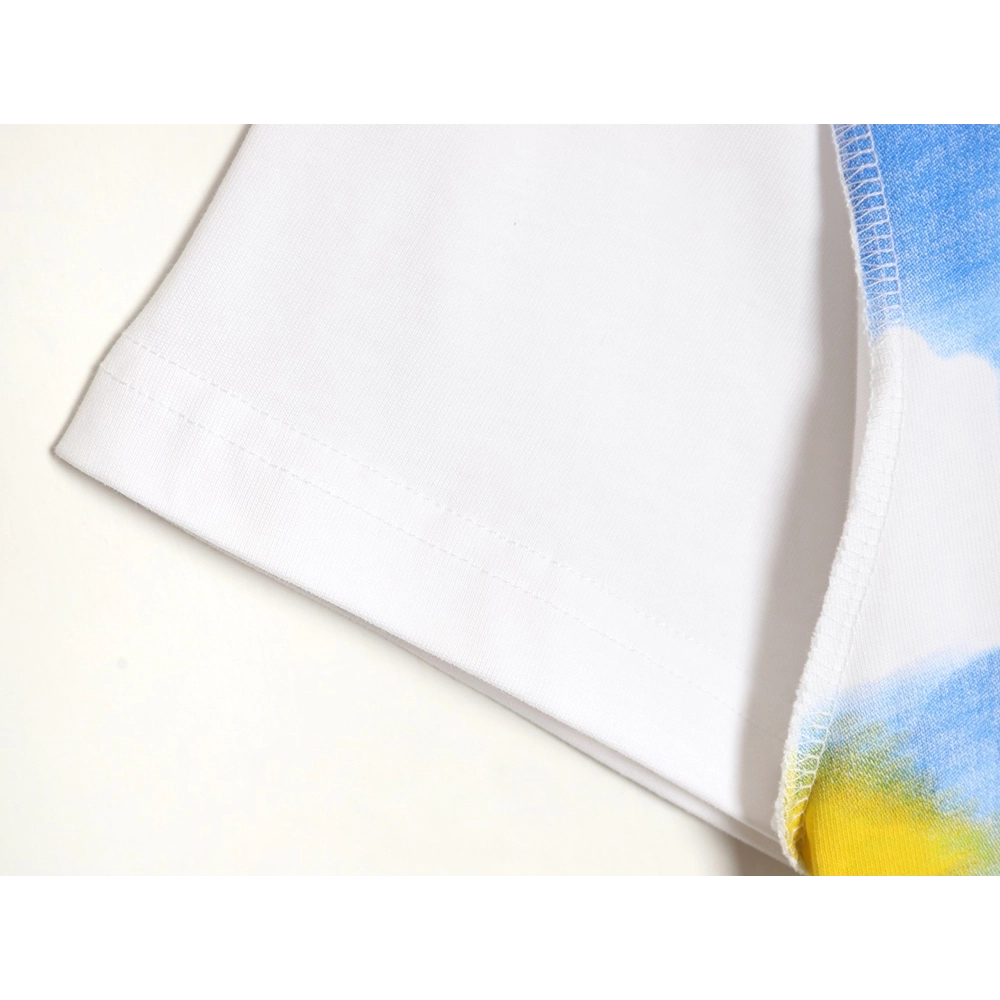 Reps Louis Vuitton Watercolor Graffiti Short Sleeve T-Shirt,All order with free shipping Reps Louis Vuitton