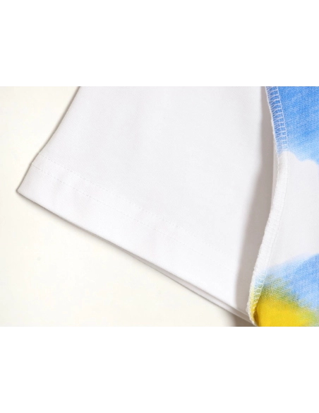 Reps Louis Vuitton Watercolor Graffiti Short Sleeve T-Shirt,All order with free shipping Reps Louis Vuitton