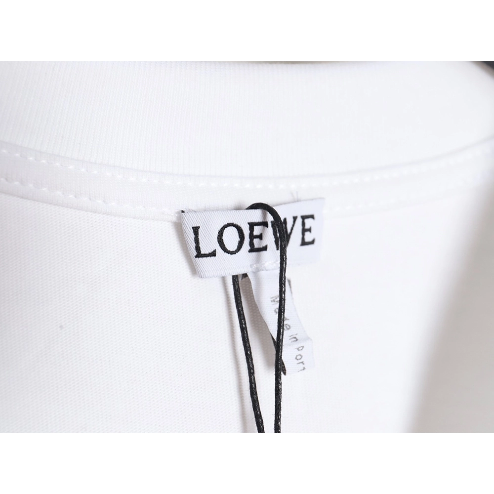 Loewe 24ss Dragon Year Limited Edition Logo Embroidered Short Sleeve T-shirt,All order with free shipping Loewe
