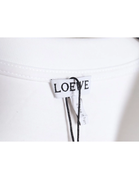 Loewe 24ss Dragon Year Limited Edition Logo Embroidered Short Sleeve T-shirt,All order with free shipping Loewe