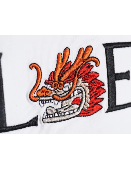 Loewe 24ss Dragon Year Limited Edition Logo Embroidered Short Sleeve T-shirt,All order with free shipping Loewe