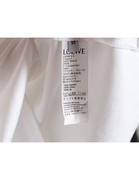 Loewe 24ss Dragon Year Limited Edition Logo Embroidered Short Sleeve T-shirt,All order with free shipping Loewe