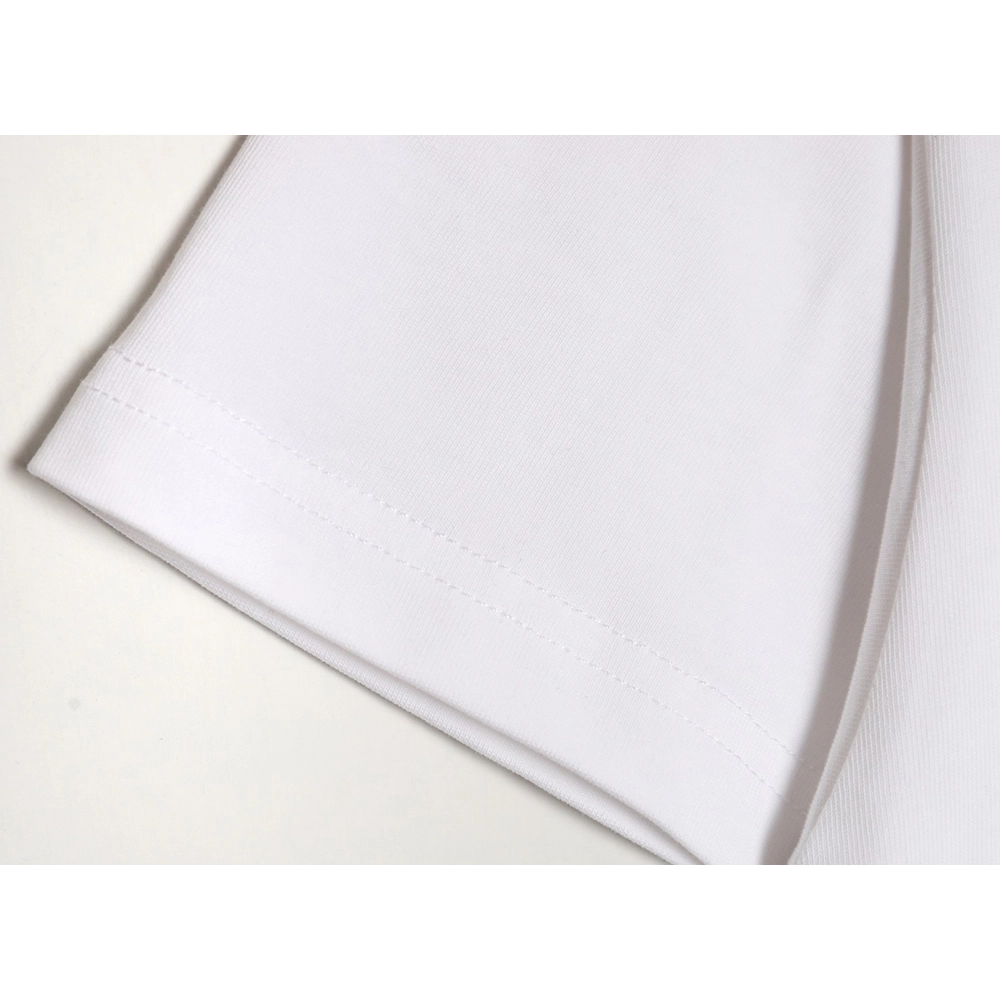 Fendi 24SS double F irregular ink-splashed print short-sleeved T-shirt,All order with free shipping Fendi