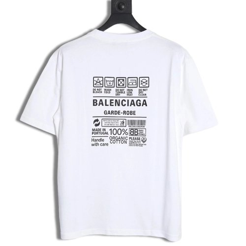 Balenciaga 23ss environmental logo short-sleeved T-shirt,All order with free shipping Balenciaga