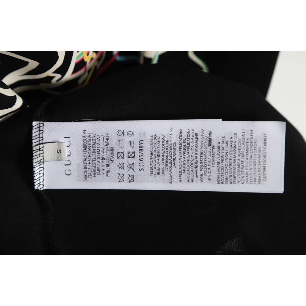 Reps Gucci Chinese New Year rabbit logo print cotton T-shirt TSK1,All order with free shipping Reps Gucci