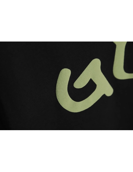 Reps Gucci Reps Gucci 23ss smiley face logo pattern foam three-dimensional printing short-sleeved T-shirt TSK1,All order with fr