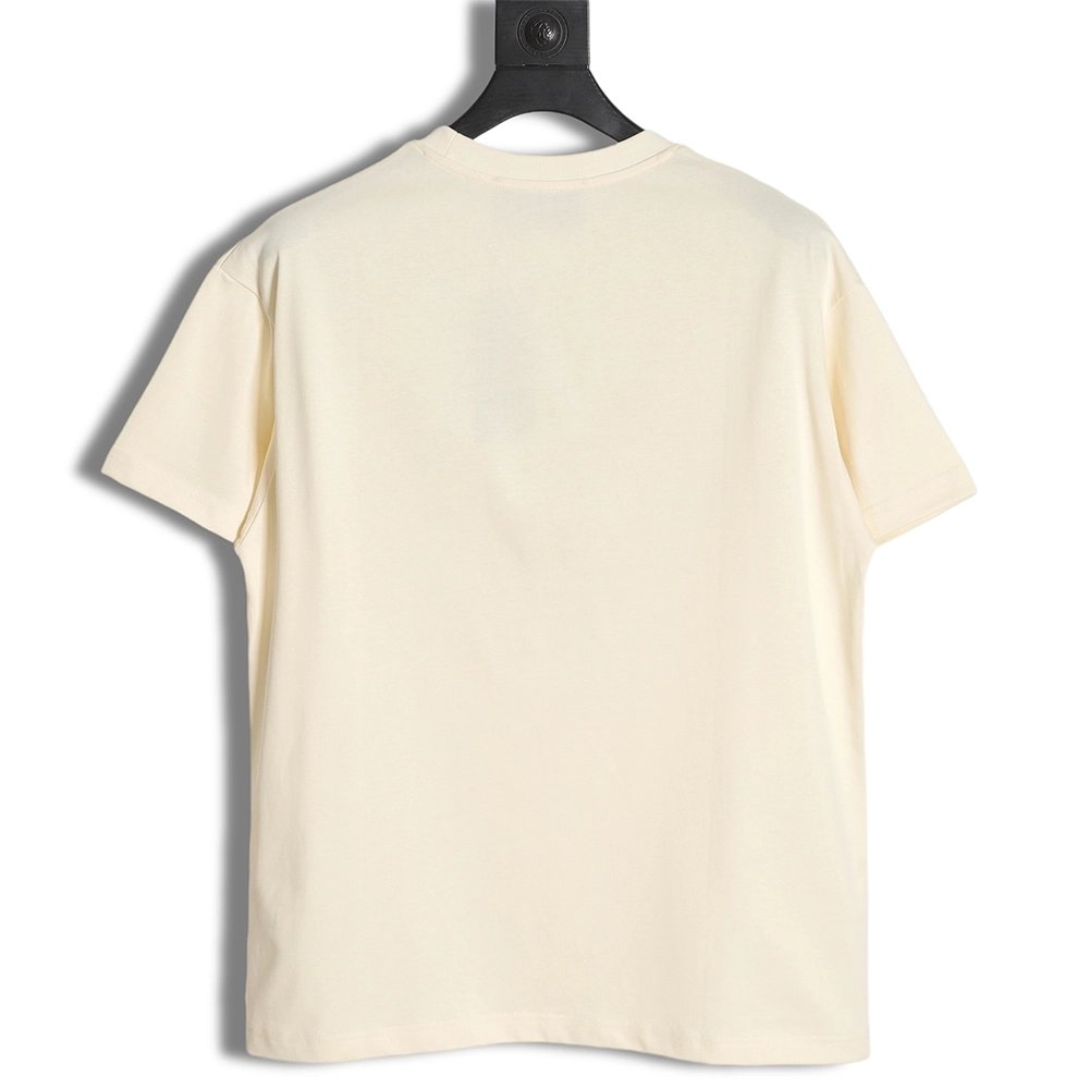 Reps Gucci Reps Gucci 23ss smiley face logo pattern foam three-dimensional printing short-sleeved T-shirt,All order with free sh