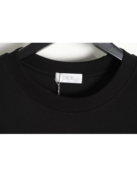Dior chest CD letter embroidery short-sleeved T-shirt TSK1,All order with free shipping Dior