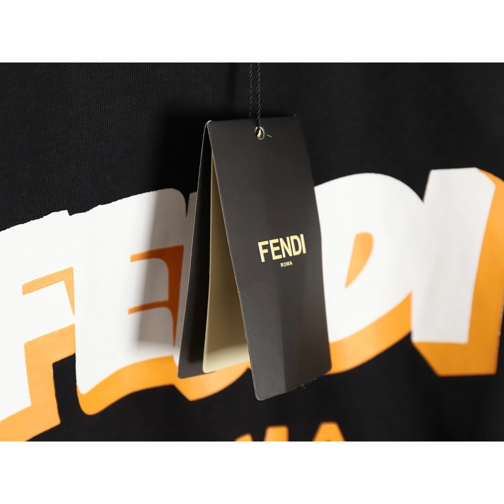 Fendi 3D logo print T-shirt TSK1,All order with free shipping Fendi