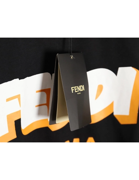 Fendi 3D logo print T-shirt TSK1,All order with free shipping Fendi